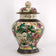 LARGE CHINESE WARRIOR LIDDED JAR OATMEAL GLAZE CIRCA 1900, LATE 19TH CENTURY, CHINA, PORCELAIN