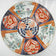 LARGE JAPANESE IMARI CHARGER AND MATCHING LARGE BOWL WITH LANDSCAPE SCENES SIGNED TEIZEN C 1910, 1910S, PORCELAIN