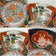 LARGE JAPANESE IMARI CHARGER AND MATCHING LARGE BOWL WITH LANDSCAPE SCENES SIGNED TEIZEN C 1910, 1910S, PORCELAIN