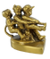 SINGLE BOOKEND TUG OF WAR PM CRAFTSMAN 1953, 1950S, UNITED STATES, BRASS FINISH