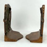 PAIR OF VINTAGE BRONZE ELEPHANT BOOKENDS 1920'S/30'S, 1930S, UNITED STATES