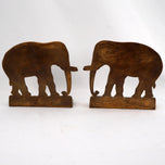 PAIR OF VINTAGE BRONZE ELEPHANT BOOKENDS 1920'S/30'S, 1930S, UNITED STATES