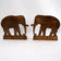 PAIR OF VINTAGE BRONZE ELEPHANT BOOKENDS 1920'S/30'S, 1930S, UNITED STATES