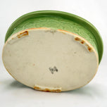 JAPANESE PORCELAIN CELADON FOOTED BULB POT 1920'S/30'S, 1930S