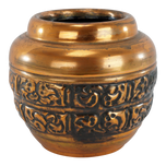 ART DECO COPPER CLAD VASE 1930'S, 1930S, UNITED STATES, COPPER FINISH