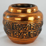 ART DECO COPPER CLAD VASE 1930'S, 1930S, UNITED STATES, COPPER FINISH