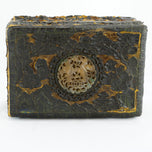 ANTIQUE CHINESE LACQUER AND HARDSTONE ENAMEL PLAYING CARD BOX CIRCA 1920, 1920S, CHINA