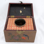 CHINESE CANTON TACH HEE TEA CADDY C 1920, 1920S, CHINA, GESSO