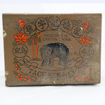 CHINESE CANTON TACH HEE TEA CADDY C 1920, 1920S, CHINA, GESSO