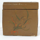 CHINESE CANTON TACH HEE TEA CADDY C 1920, 1920S, CHINA, GESSO