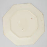 COPELAND SWEET PEA PLATE POLYCHROME TRANSFERWARE 19TH CENTURY, LATE 19TH CENTURY, UNITED STATES, CERAMIC