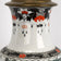 ANTIQUE MIRRORED PAIR OF CHINESE REPUBLIC PORCELAIN URN LAMPS, MID 20TH CENTURY, CHINA, BRASS