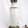 ANTIQUE MIRRORED PAIR OF CHINESE REPUBLIC PORCELAIN URN LAMPS, MID 20TH CENTURY, CHINA, BRASS