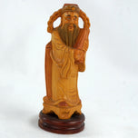 CHINESE EIGHT IMMORTALS CARVED BOXWOOD SET REPUBLIC PERIOD, 1930S, CHINA