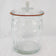 VINTAGE GLASS STORE COUNTER DISPLAY PEANUTS COOKIES BISCUITS ITALY, 1950S
