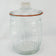 VINTAGE GLASS STORE COUNTER DISPLAY PEANUTS COOKIES BISCUITS ITALY, 1950S