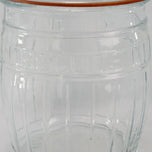 VINTAGE GLASS STORE COUNTER DISPLAY PEANUTS COOKIES BISCUITS ITALY, 1950S