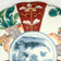 ANTIQUE JAPANESE POLYCHROME IMARI DEEP PLATE/SHALLOW BOWL 19TH CENTURY, LATE 19TH CENTURY, PORCELAIN