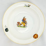 VINTAGE TOSCPORT CZECHOSLOVAKIA CHINA THREE LITTLE PIG DISH SET PLACE SETTING, MID 20TH CENTURY, CZECHIA