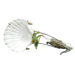 VIENNESE COLD PAINTED BRONZE GOAT CART WITH FROG DRIVER 19TH CENTURY, LATE 19TH CENTURY, AUSTRIA