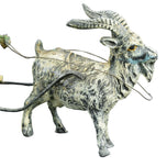 VIENNESE COLD PAINTED BRONZE GOAT CART WITH FROG DRIVER 19TH CENTURY, LATE 19TH CENTURY, AUSTRIA