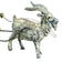 VIENNESE COLD PAINTED BRONZE GOAT CART WITH FROG DRIVER 19TH CENTURY, LATE 19TH CENTURY, AUSTRIA
