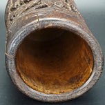 CHINESE CARVED WOOD BAMBOO BRUSH POT BITONG 19TH CENTURY, LATE 19TH CENTURY, CHINA