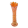 ANTIQUE SWUNG VASE CARNIVAL IRIDESCENT MARIGOLD TREE TRUNK CIRCA 1910, EARLY 20TH CENTURY, UNITED STATES, GLASS