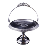 VICTORIAN AESTHETIC MOVEMENT PAIRPOINT SILVER PLATE CAKE BASKET CIRCA 1870, MID 19TH CENTURY, UNITED STATES, SILVERPLATE