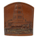 SINGLE GEORGE WASHINGTON MASONIC MEMORIAL IRON BOOKEND JUDD/CJO CIRCA 1925, 1920S, UNITED STATES