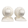 PAIR OF ART DECO CZECH ERPHILA FANTAIL PIGEON BOOKENDS CIRCA 1930, 1930S, CZECHIA, PORCELAIN
