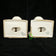 PAIR OF ART DECO CZECH ERPHILA FANTAIL PIGEON BOOKENDS CIRCA 1930, 1930S, CZECHIA, PORCELAIN