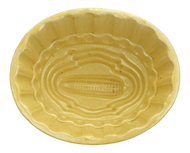 VICTORIAN CERAMIC FOOD MOLD WITH CORN DESIGN LATE 19TH CENTURY