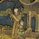 CHINESE CARVED WOOD PLAQUE OF WOMAN AND ATTENDANT CIRCA 1920, 1920S, CHINA
