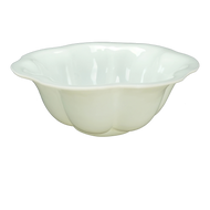 CHINESE PEKING GLASS FLUTED BOWL REPUBLIC PERIOD, 1920S, CHINA