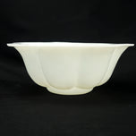 CHINESE PEKING GLASS FLUTED BOWL REPUBLIC PERIOD, 1920S, CHINA