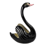 VINTAGE MADDUX CALIFORNIA BLACK SWAN CERAMIC PLANTER 1950'S, 1950S, UNITED STATES