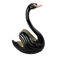 VINTAGE MADDUX CALIFORNIA BLACK SWAN CERAMIC PLANTER 1950'S, 1950S, UNITED STATES