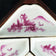 CHINESE NINE-SECTION SWEETMEAT SET IN ROSEWOOD BOX 19TH C, MID 19TH CENTURY, CHINA, PORCELAIN