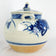 LARGE CHINESE BLUE AND WHITE PORCELAIN FLORAL TEA POT C. 1900, 1900 - 1909, CHINA