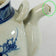 LARGE CHINESE BLUE AND WHITE PORCELAIN FLORAL TEA POT C. 1900, 1900 - 1909, CHINA