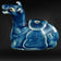 CHINESE PORCELAIN CAMEL WATER DROPPER COBALT BLUE QING/REPUBLIC C 1900, 1900 - 1909, CHINA