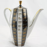 MCM GERMAN DEMITASSE COFFEE SERVICE FOR 6 TIRSCHENREUTH BAVARIA #710/0 1960S, MID 20TH CENTURY, GERMANY, BONE CHINA