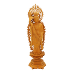 VINTAGE CHINESE CARVED WOOD GUANYIN STATUE, LATE 20TH CENTURY, CHINA