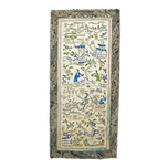 CHINESE EMBROIDERED SILK SLEEVE PANELS BEAUTIES IN GARDEN LATE QING, 1900 - 1909, CHINA