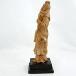 CHINESE HARDWOOD CARVING IMMORTAL REPUBLIC PERIOD, EARLY 20TH CENTURY, CHINA