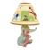 CHILD'S TOTLINE ELEPHANT LAMP WITH SHADE CIRCA 1950'S, 1950S, UNITED STATES, CERAMIC