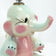 CHILD'S TOTLINE ELEPHANT LAMP WITH SHADE CIRCA 1950'S, 1950S, UNITED STATES, CERAMIC