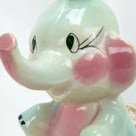 CHILD'S TOTLINE ELEPHANT LAMP WITH SHADE CIRCA 1950'S, 1950S, UNITED STATES, CERAMIC
