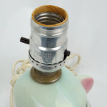 CHILD'S TOTLINE ELEPHANT LAMP WITH SHADE CIRCA 1950'S, 1950S, UNITED STATES, CERAMIC